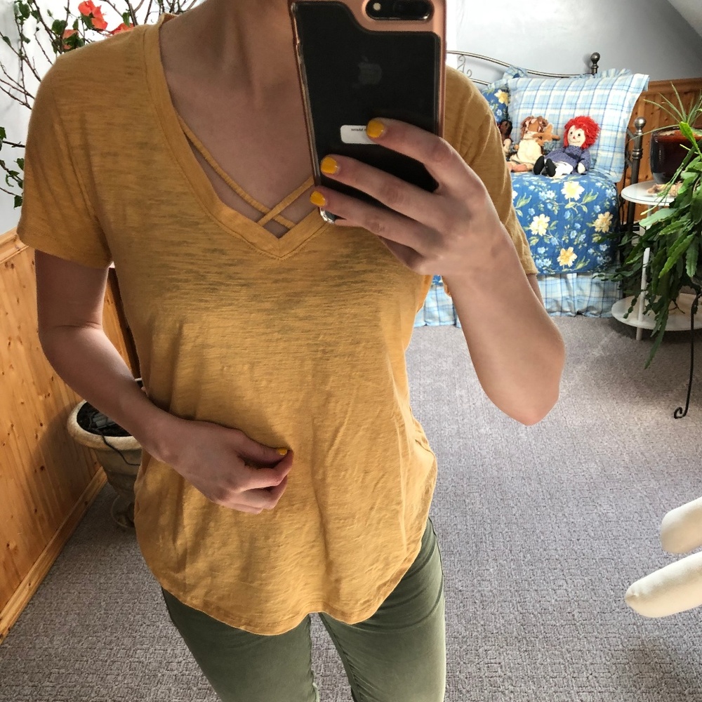 Criss- Cross Tee from Altar'd State